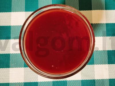 Skanus kisielius iš šaldytų vyšnių ir trešnių Žingsnis 7