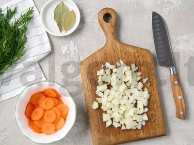 Pšenių košė su troškiniu Žingsnis 1