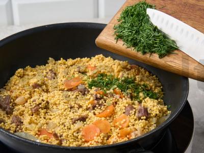 Pšenių košė su troškiniu Žingsnis 7