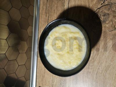 Kukurūzų košė su pienu ir aviečių uogiene Žingsnis 4