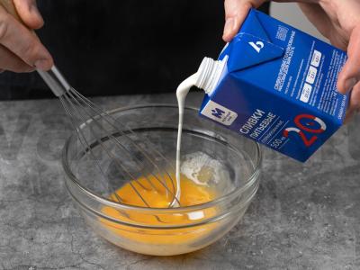 Šokoladiniai blynai su citrininio kremo ir aviečių milteliais Žingsnis 8