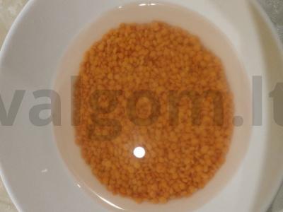 Originalus raudonųjų lęšių brownies Žingsnis 1