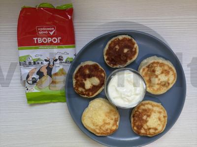 Klasikiniai varškėčiai su medumi Žingsnis 9