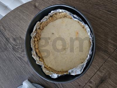 Bananų tartas su citrinos kurdu ir merenga Žingsnis 9