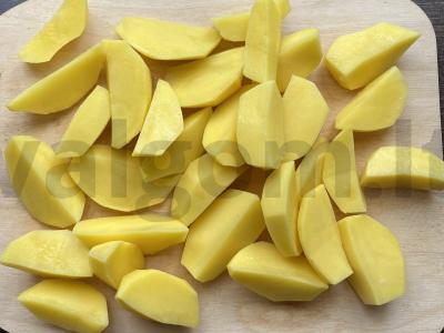 Kepta bulvė su prieskoniais Žingsnis 2