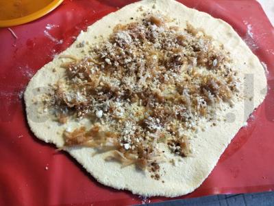 Varškės sūrio vyniotiniai su obuoliais, riešutais ir cinamonu Žingsnis 5