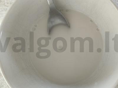 Šaldytų aviečių kisielius Žingsnis 3