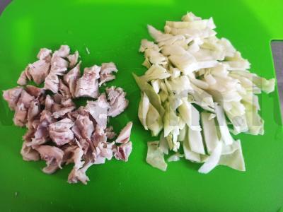 Salotas „Vakarienės užkandis“ Žingsnis 1