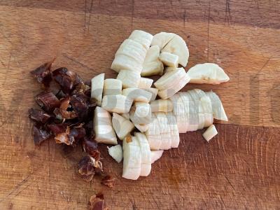 Avižinė košė su bananais ir džiovintais vaisiais Žingsnis 3
