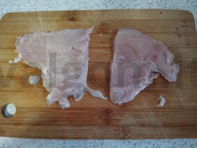 Vištienos filė po ananasu Žingsnis 1