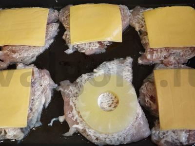 Vištienos filė po ananasu Žingsnis 4