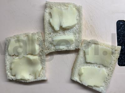 Duonos ir kumpio ritinėliai Žingsnis 4