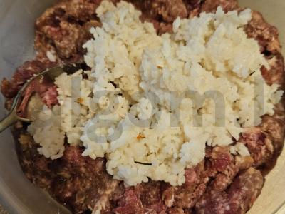 Mėsos kukuliai pomidorų padaže Žingsnis 3