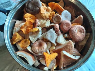 Marinuoti sūdyti grybai Žingsnis 1