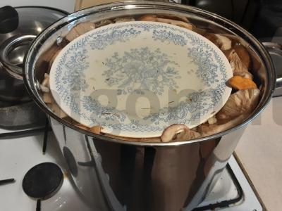 Marinuoti sūdyti grybai Žingsnis 2