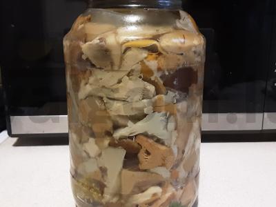 Marinuoti sūdyti grybai pagrindine nuotrauka