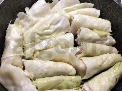 Kopūstai su lašišos faršu Žingsnis 4