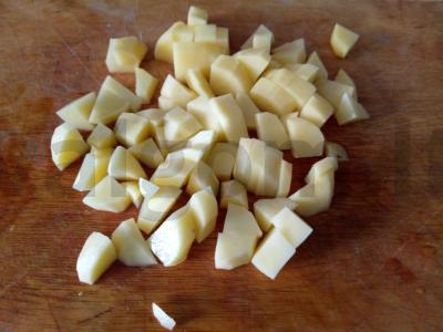 Kalakutienos sriuba su lydytu sūriu Žingsnis 3