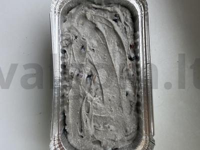 Žalios miltų keksiukas „Tamsus uogas“ Žingsnis 6