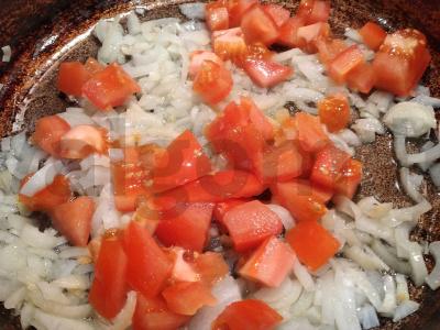 Skani spageti su pomidorais grietinės padaže Žingsnis 3