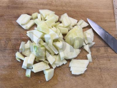 Daržovių salotos su kalmarais Žingsnis 2