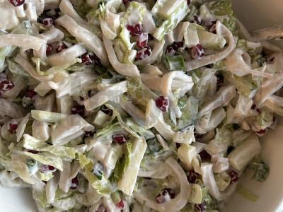 Daržovių salotos su kalmarais Žingsnis 7