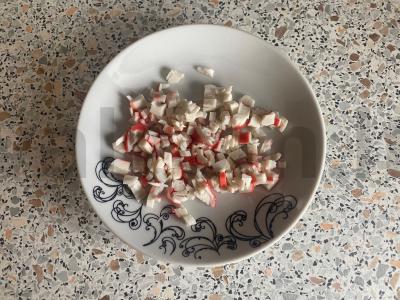 Keptas bulvės su krabų salotu Žingsnis 3