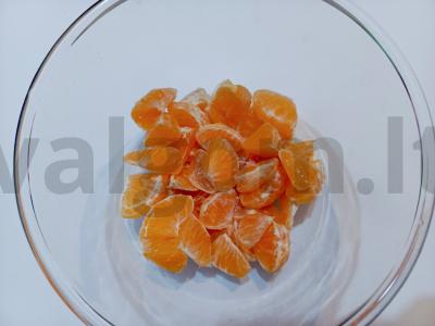 Vaisių salotos su graikišku jogurtu Žingsnis 1