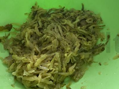 Agurkų blynai Žingsnis 1