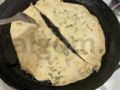 Agurkų blynai Žingsnis 6