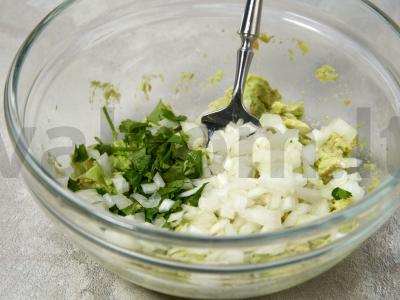 Namų guacamole padažas Žingsnis 2