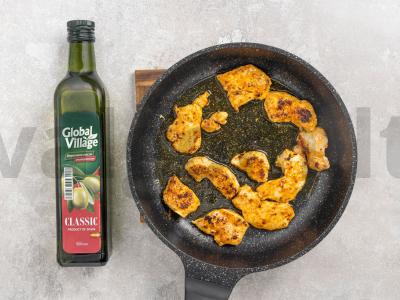 Cezario salotas su vištiena ir parmezanu Žingsnis 2