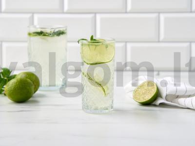 Laimų limonadas su mėtomis pagrindine nuotrauka