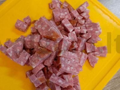 Tortilija su korėjietiška morkų salotomis Žingsnis 2