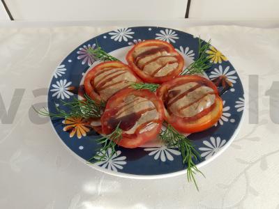 Užkandžių pomidorai su adžika Žingsnis 7