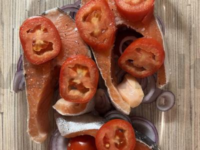 Lašišų steikai orkaitėje Žingsnis 4