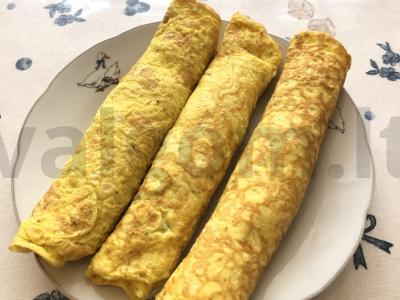 Kiaušinių ritinėliai su sūriu Žingsnis 11