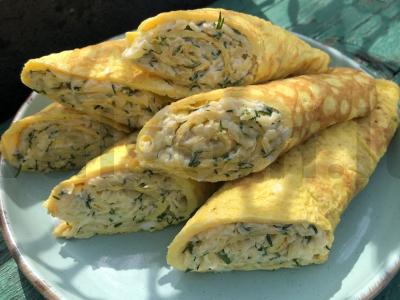 Kiaušinių ritinėliai su sūriu pagrindine nuotrauka