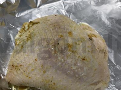 Vištienos šlaunelė, kepta su prieskoniais Žingsnis 4