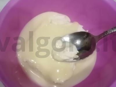 Desertas „Paukštis ant vaflių“ Žingsnis 1