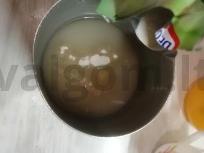 Desertas „Paukštis ant vaflių“ Žingsnis 2