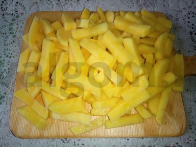 Lašišos sriuba su lydytu sūriu Žingsnis 2