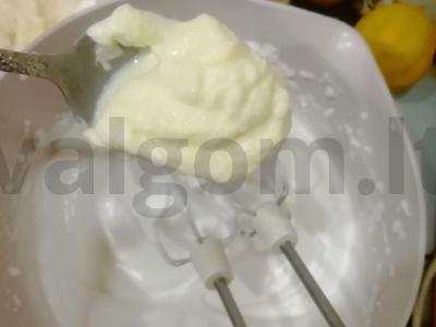 Desertas „Paukštis ant vaflių“ Žingsnis 6