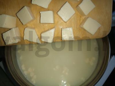 Lašišos sriuba su lydytu sūriu Žingsnis 6