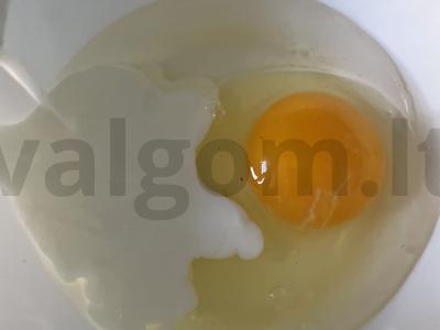 Vafliai su braškių džemu „Vaikiški“ Žingsnis 1