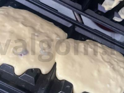 Vafliai su braškių džemu „Vaikiški“ Žingsnis 6