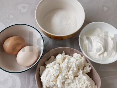 Namų sūrio pyragas su vaniliniu cukrumi Žingsnis 5