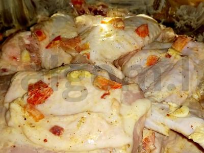 Kvapnus vištienos šašlykas majonezo padaže Žingsnis 4