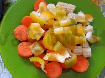 Šaltas smūsių sriuba iš mini kukurūzų Žingsnis 2