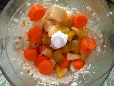 Šaltas smūsių sriuba iš mini kukurūzų Žingsnis 3